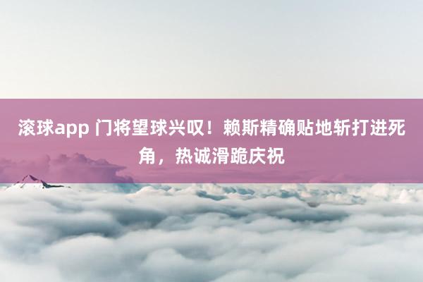 滚球app 门将望球兴叹！赖斯精确贴地斩打进死角，热诚滑跪庆祝