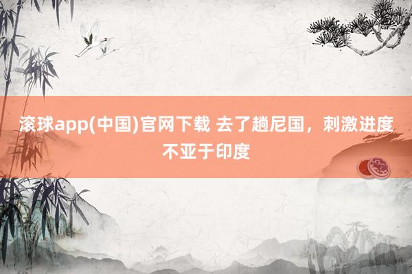 滚球app(中国)官网下载 去了趟尼国，刺激进度不亚于印度